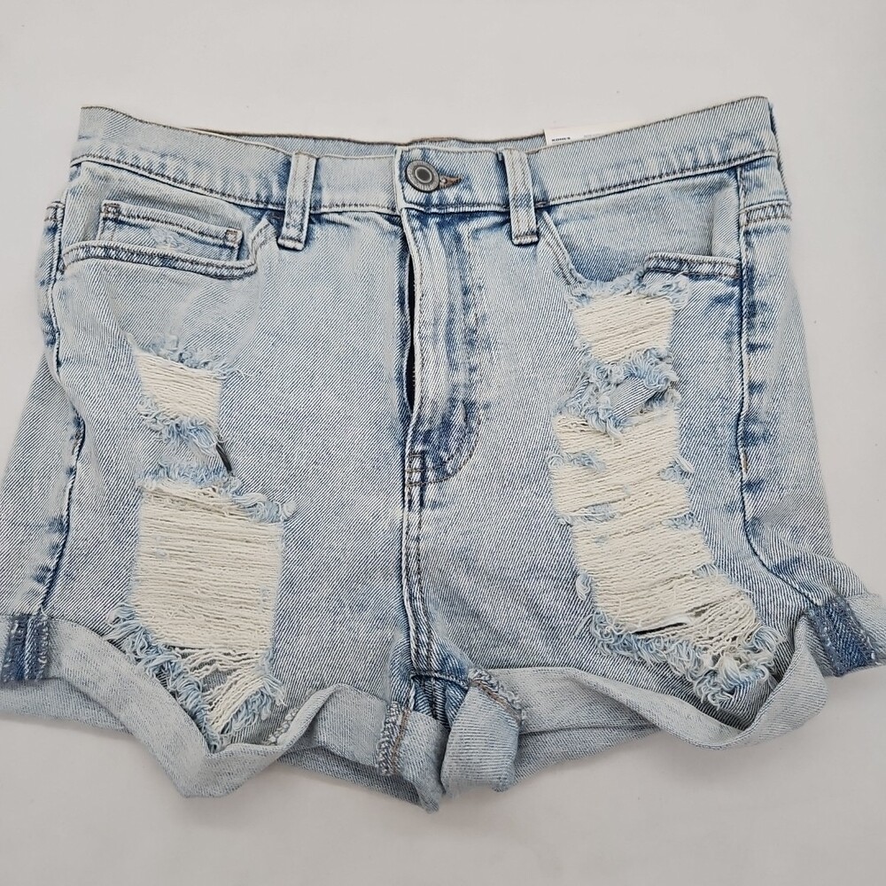 Nwt jean shorts size 9/29 high rise mom shorts Vintage Stretch Distressed